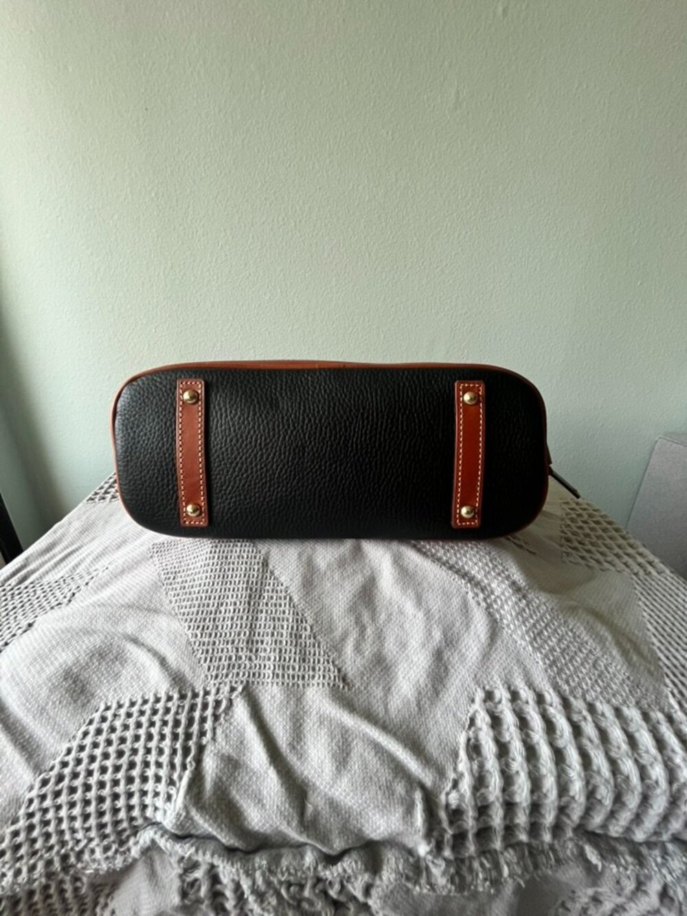 Dooney & Burke Pebble Grain Zip Zip Satchel - Picture 3 of 6